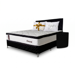 Sommier Parana Enjoy 1.40 X 1.90 + 2 almohadas