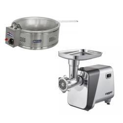COMBO Freidora Eléctrica Metvisa TFE-6 + Picadora de carne NAPPO NEI-142 600-1400W 