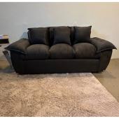 SOFA MOVELMAX NEW ARAMI SILICONADO 3+2 LUGARES MARRON + ALMOHADAS