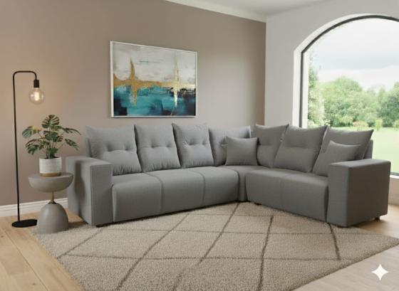 SOFA ALELI 3C2 ESQUINERO GRIS MOVELMAX