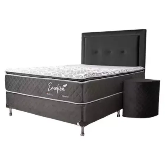 SOMMIER COMPLETO PARANA 180X200 EMOTION GRIS