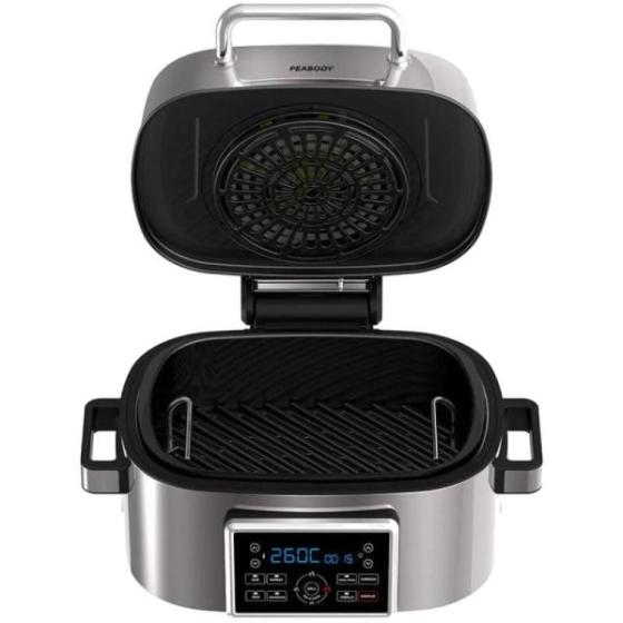 FREIDORA AIR FRYER SIN ACEITE PEABODY CON GRILL 6LTS