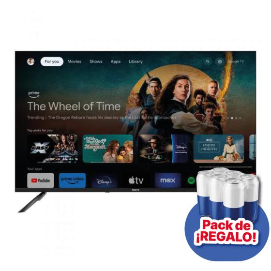 Televisor Tokyo Smart Google Tv 50 4K Frameless chromecast incluido