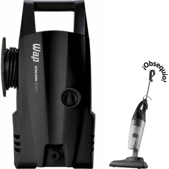 Hidrolavadora WAP Atacama negro + Regalo Aspiradpora Waphid
