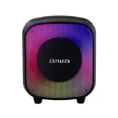 Parlante Portátil Bluetooth 40W RMS AIWA TWS Luces Led Entrada Micrófono y USB