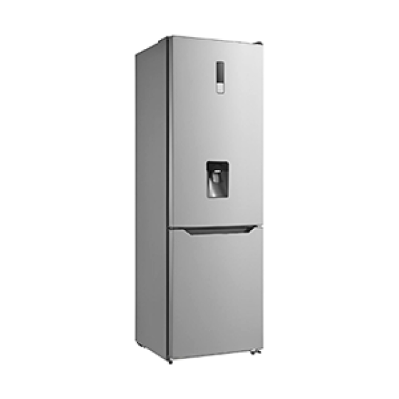 HELADERA MIDEA MOD 400 2P FRIO SECO INOX C/DISPENSER