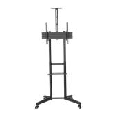 Mueble con soporte para TV y rueditas 32 a 55