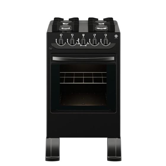COCINA A GAS TOKYO FLAMEX GLASS PRO C/ENC NEGRO 4HHORNO LIMPIA FACIL