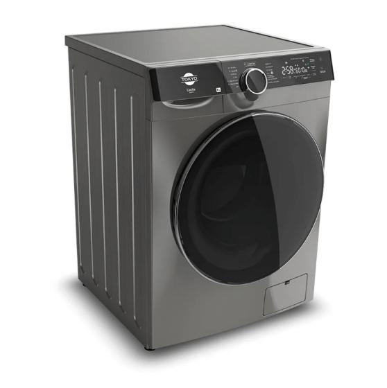 LAVARROPAS AUTOMATICA TOKYO CECILIA INVERTER GRIS 10,5KG 1500RPM