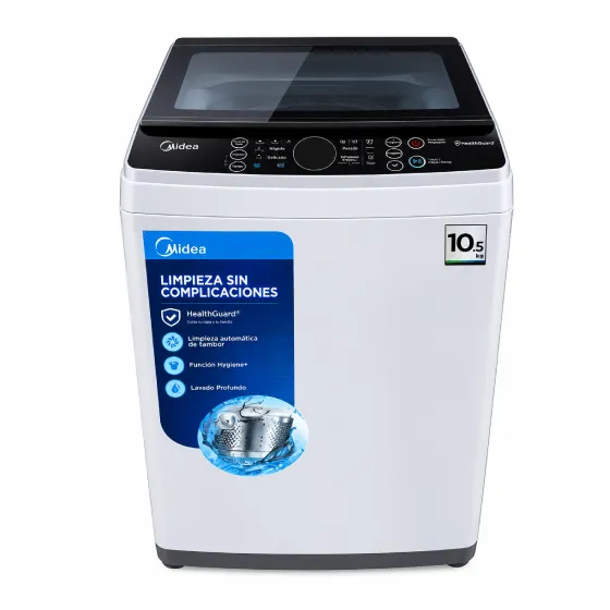 Lavarropa 10 kilos Midea Carga Superior